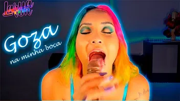 Larya Von Guides You to Cum in Her Mouth