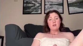 Trans Woman Touches Herself in Dirty JOI