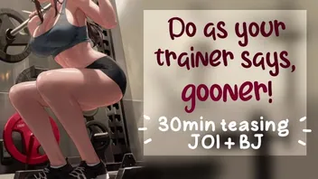 Trainer demands you goon and cum for her
