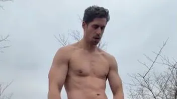Outdoor Sunset Edging Masturbation