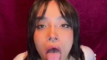 Long Tongue Cumslut Begs in JOI Countdown