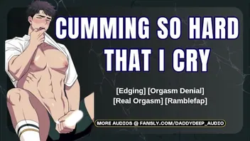 Deep Voice ASMR Edging Until Hands Free Cum