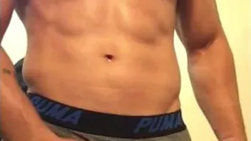 Athletic Stud Edges His Big Cock To Climax