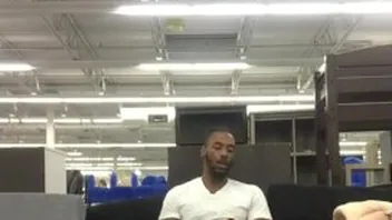 Public Walmart Ebony Masturbation