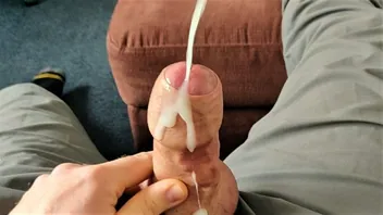 Deep Moans and Edging to Thick Cumshot