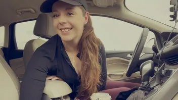 Public Parking Lot Tease and JOI Countdown