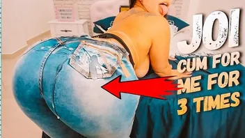 Big Butt Latina Jeans JOI Cum Challenge