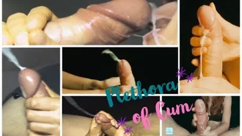 Intense Cumshot Compilation with Real Female Orgasm
